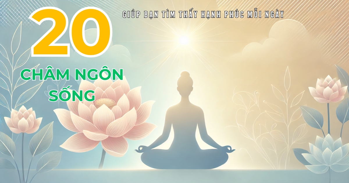 20 Câu Châm Ngôn Sống Giúp Bạn Tìm Lại Sự Bình Yên Và Hạnh Phúc Mỗi Ngày